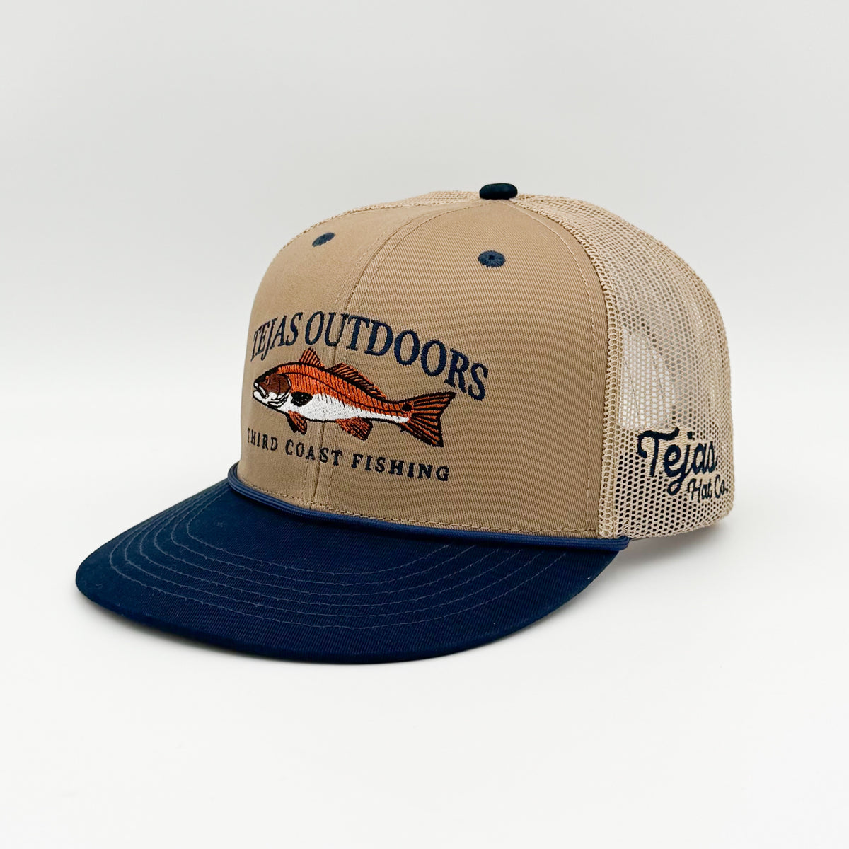 “Tejas Redfish” Khaki, Navy