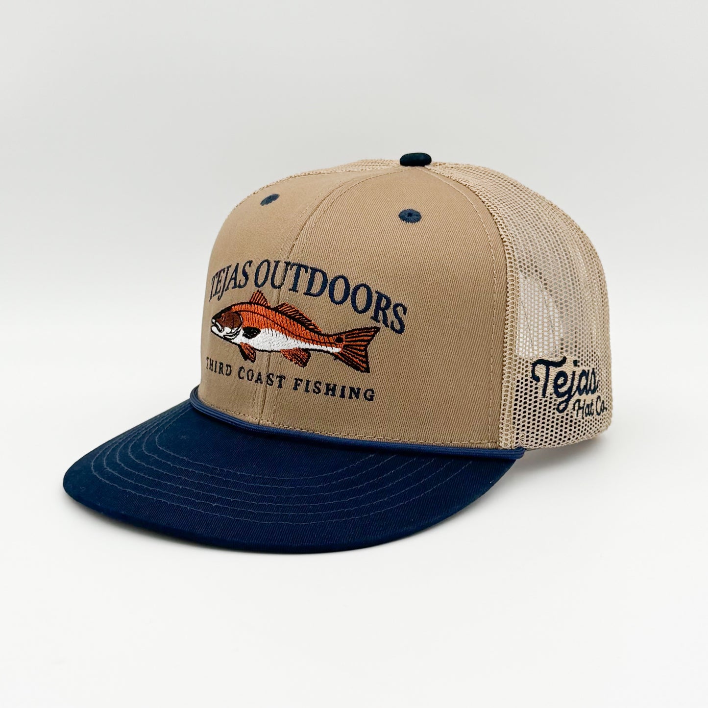“Tejas Redfish” Khaki, Navy