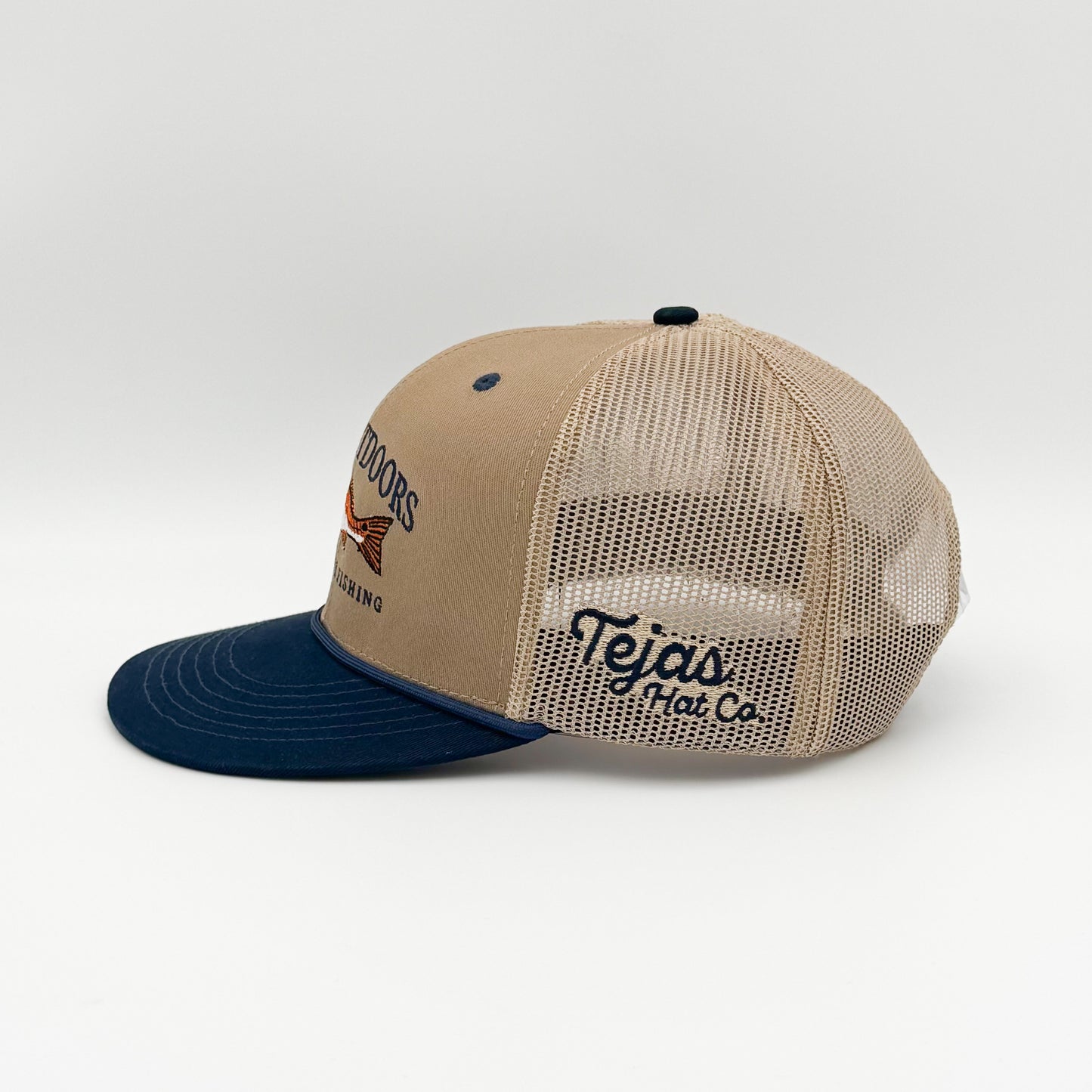 “Tejas Redfish” Khaki, Navy